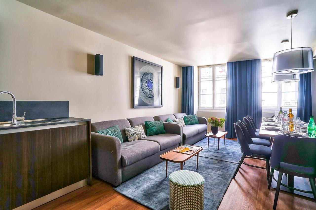 130 - Urban Brand New 110M2 Flat In Montorgueil Apartment Paris Bagian luar foto
